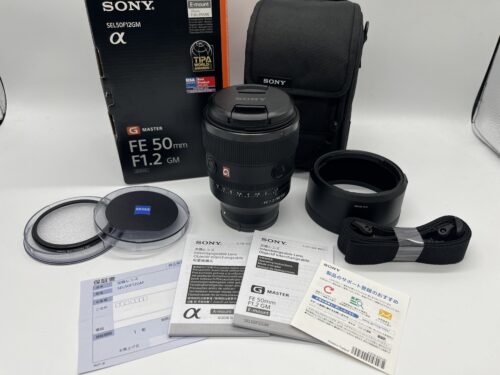SONY FE 50mm F1.2 GM 単焦点レンズ SEL50F12GM カメラレンズ